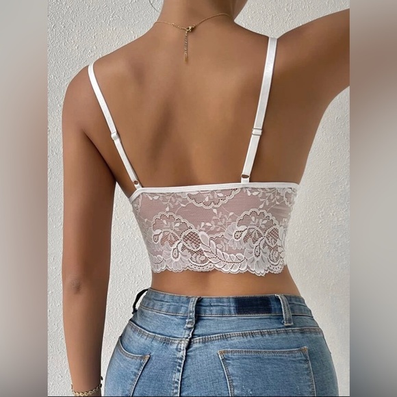 SHEIN - BAE Solid Lace Cami Top - NIP - Picture 3 of 4